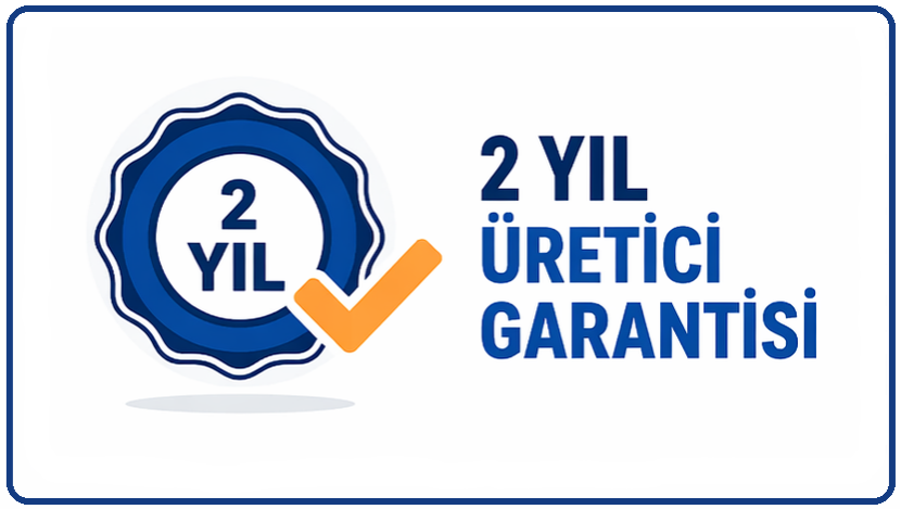 2 Yıl Üretici Garantisi